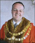Portrait of Alan Chambers, Mayor of Retford 2013-14, 2015-16