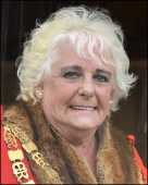 Portrait of Ann Battey, Mayor of Retford 2014-15