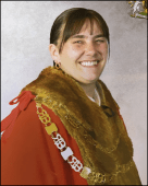 Portrait of Adele Mumby, Mayor of Retford 2011-12