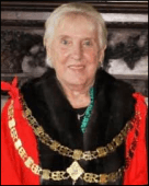 Portrait of Carolyn Troop, Mayor of Retford 2021-22